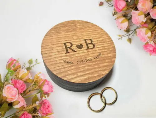 Porta Aliança Casamento Personalizado