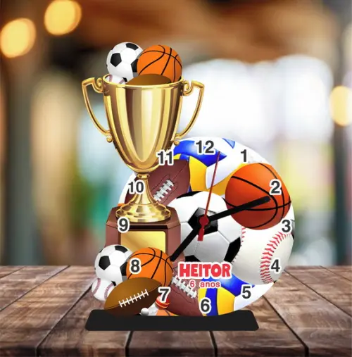 10 Centros de Mesa Bolas Esportivas
