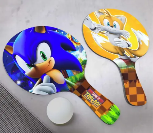 10 Raquetes Ping Pong Sonic