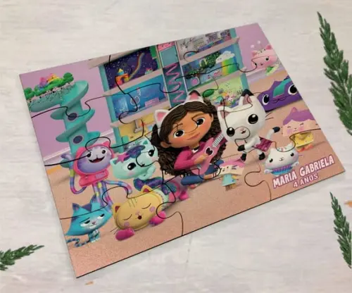 Quebra Cabeça Casa Mágica da Gaby