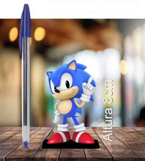 Mini Enfeite de Mesa Sonic