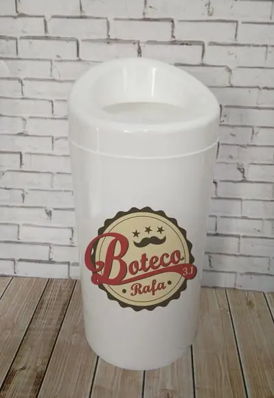 Porta Cerveja 600ml Personalizado Frente e Verso