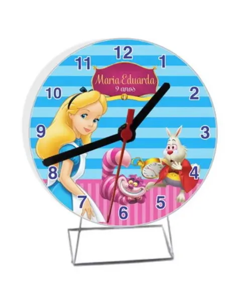 10 Relógios de Mesa Alice no Pais das Maravilhas