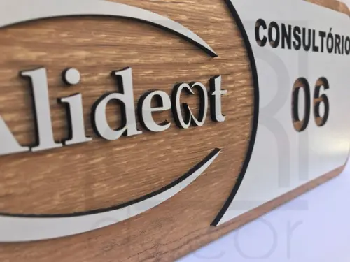 Placa de Identificação Consultório