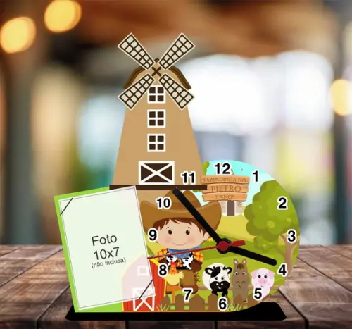 10 Centros de Mesa Fazendinha com Foto