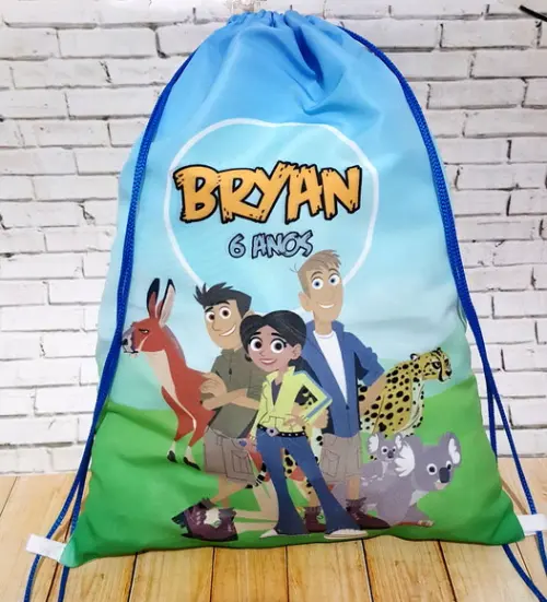 10 Mochila Irmãos Kratts - Grande