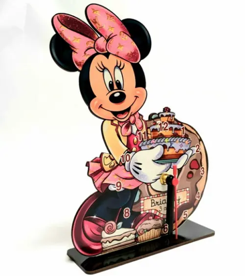 10 Centros de Mesa Minnie Confeiteira