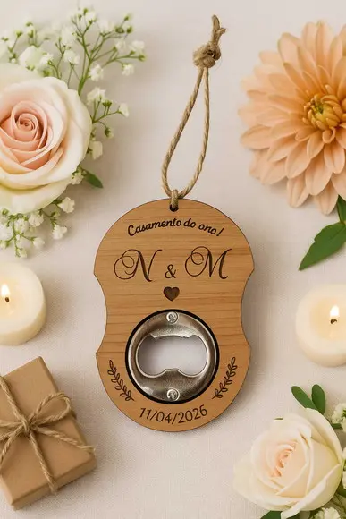 Abridor Personalizado Casamento