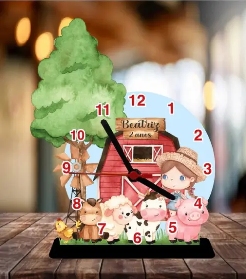 12 Centros de Mesa Fazendinha