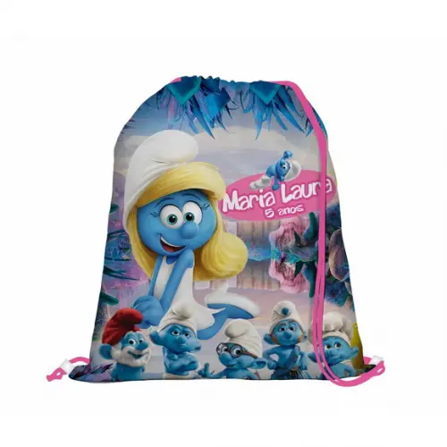 10 Mochilas Smurfs- Grande
