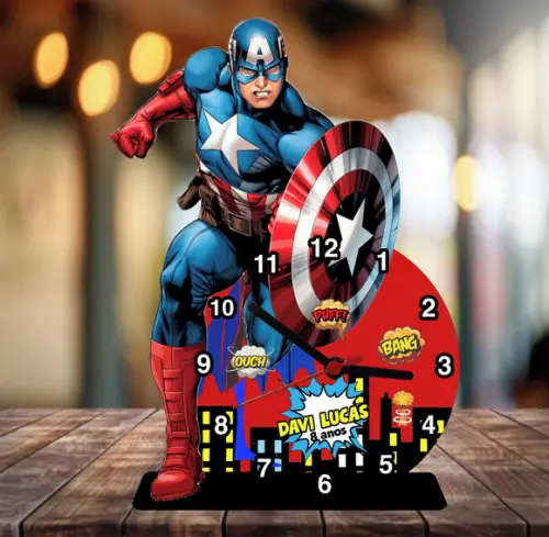 10 Centros de Mesa Capitão América