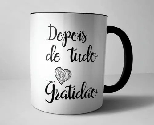 Caneca Gratidão - Porcelana