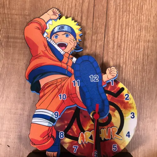10 Centros de Mesa Naruto Relógio