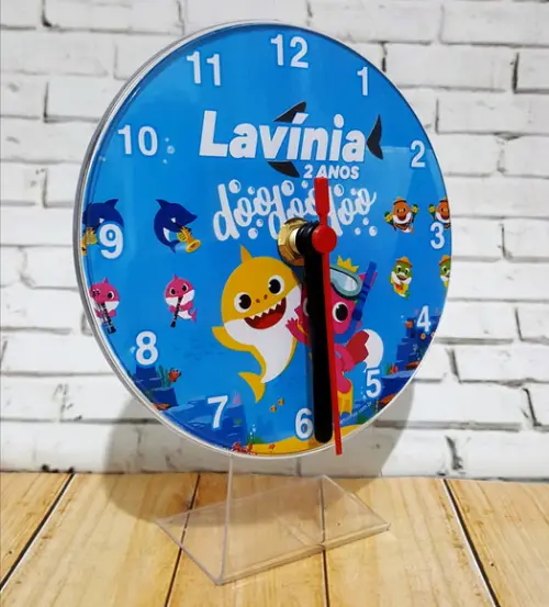 10 Relógios de Mesa Baby Shark