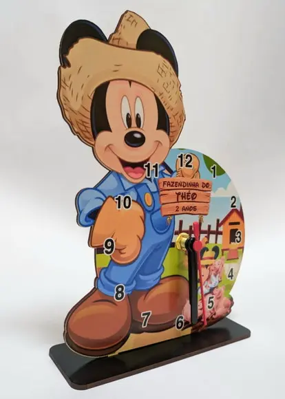 10 Centros de Mesa Mickey Fazendeiro