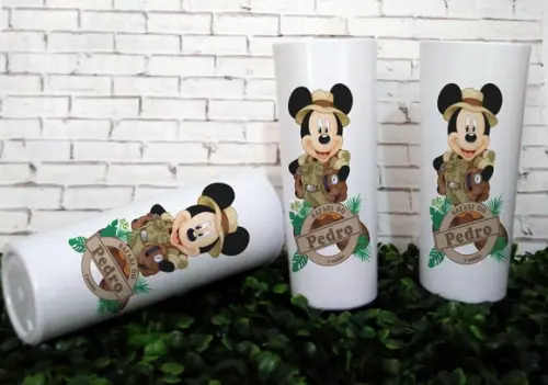 10 Copos Long Drink Mickey Safari
