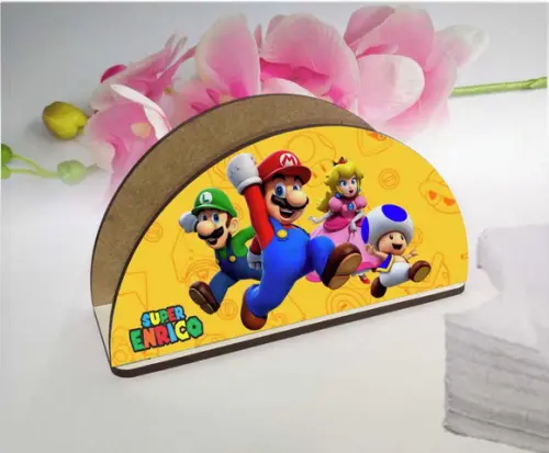 Porta Guardanapo Super Mario Bros