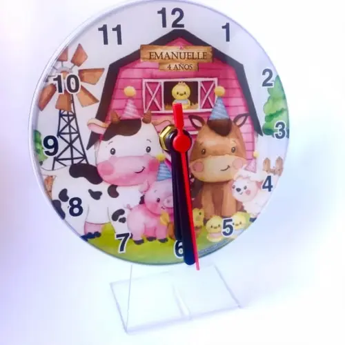 Relógio Mesa Fazendinha