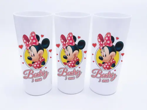 10 Copos Long Drink Minnie