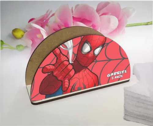 Porta Guardanapo Homem Aranha