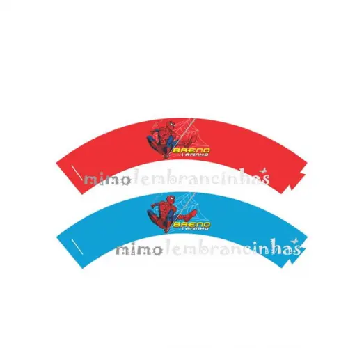 Wrapper Cupcake Homem Aranha