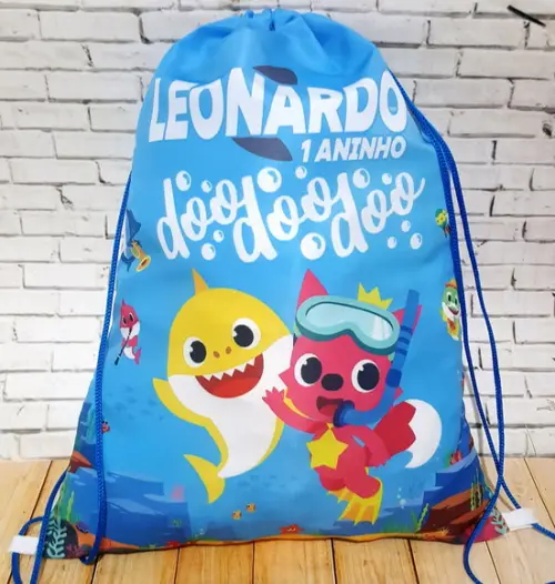 10 Mochila Baby Shark - Grande
