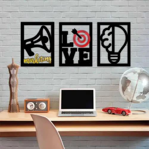 Quadro Trio Marketing