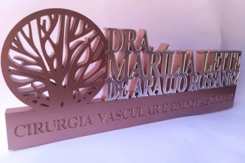 Placa Profissão Vascular