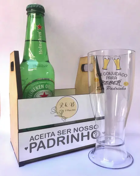 Kit Convite Padrinhos Individual