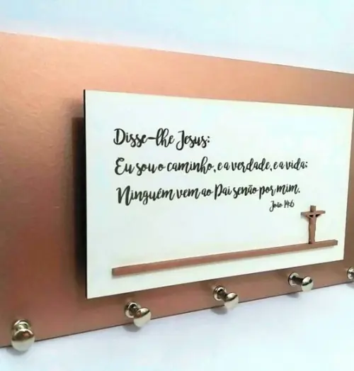 Porta Chaves Eu Sou o Caminho a Verdade e a Vida