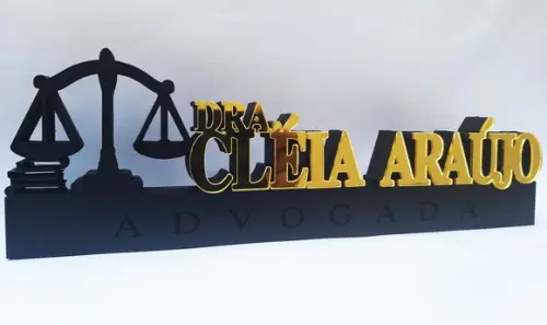 Placa Profissão Direito