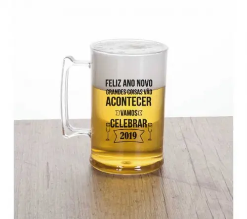 Caneca Chopp Feliz Ano Novo