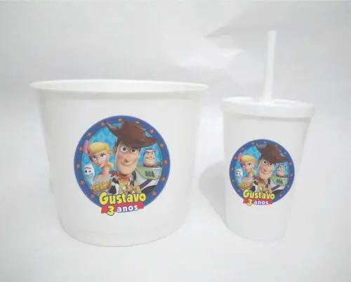 10 Kit Cinema Toy Story 4 - Impressão Direta