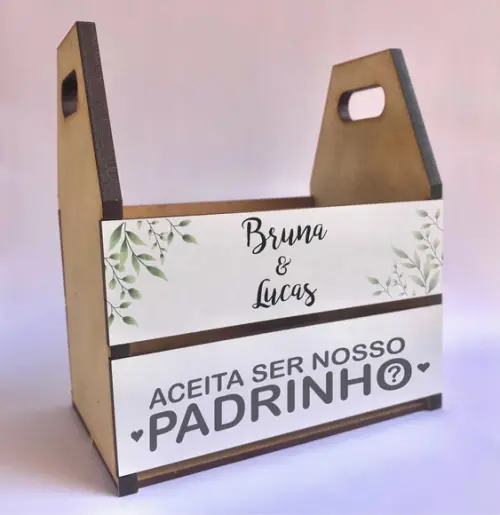 Kit Convite Padrinhos Individual