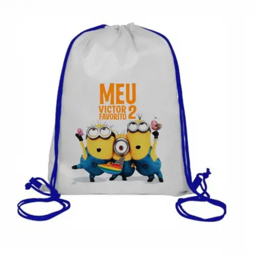 10 Sacola Mochila Minions - Grande