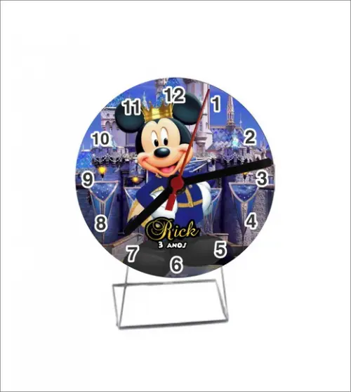 10 Relógios de Mesa Mickey Realeza