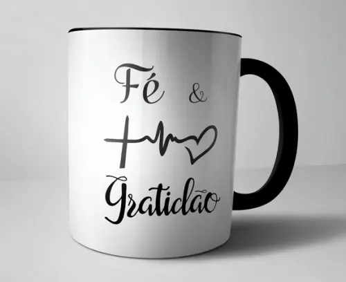 Caneca Gratidão - Porcelana