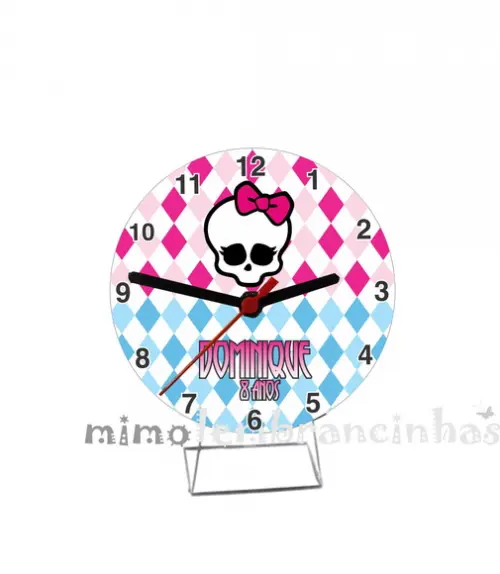 10 Relógios de Mesa Monster High
