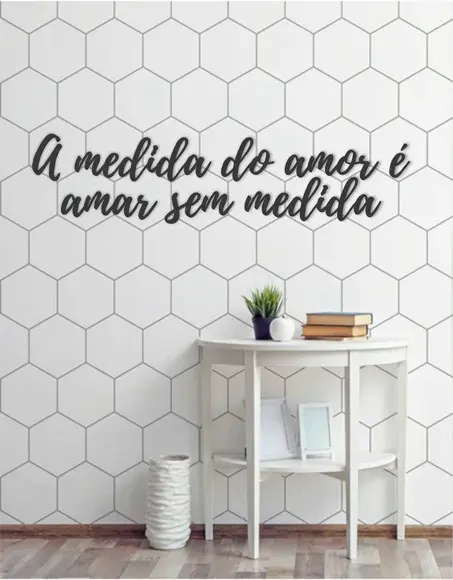 Painel A medida do Amor é amar sem medida