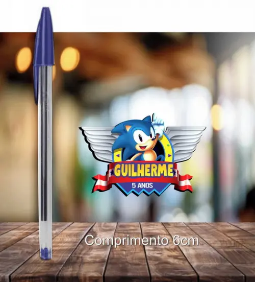Mini Aplique Sonic
