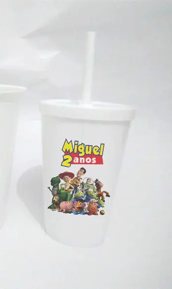 10 Copos Happy Toy Story