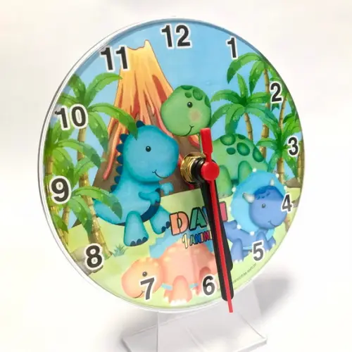 10 Relógio de Mesa Dino Baby