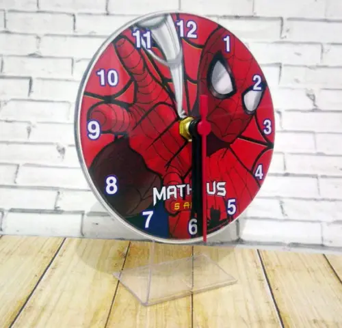 10 Relógios de Mesa Homem Aranha