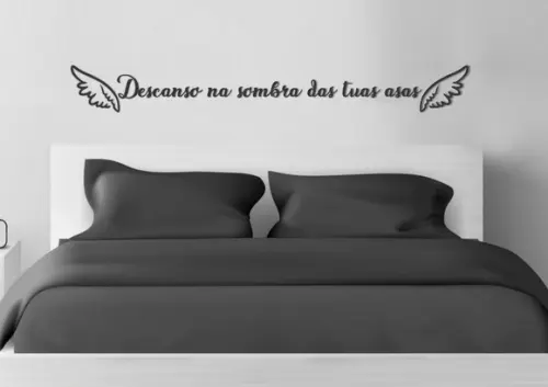 Painel Cabeceira Descanso na sombra das suas asas