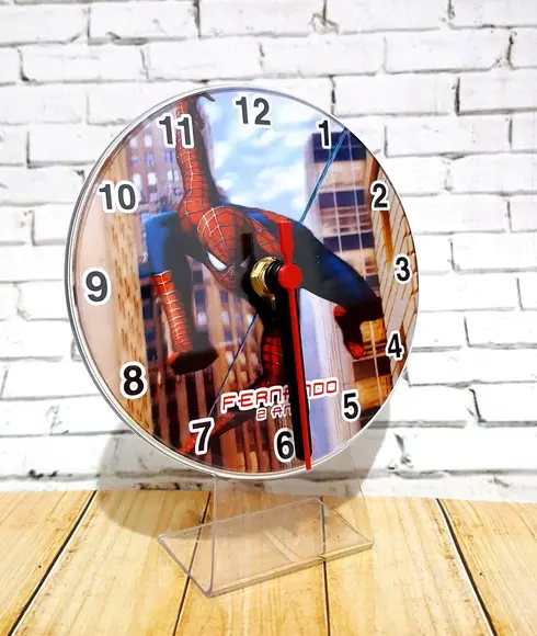 10 Relógios de Mesa Homem Aranha
