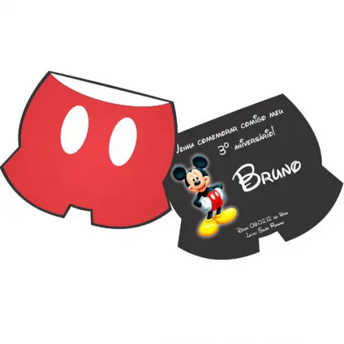 Convite Mickey