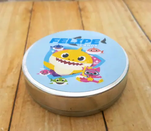 Latinha Baby Shark Personalizada