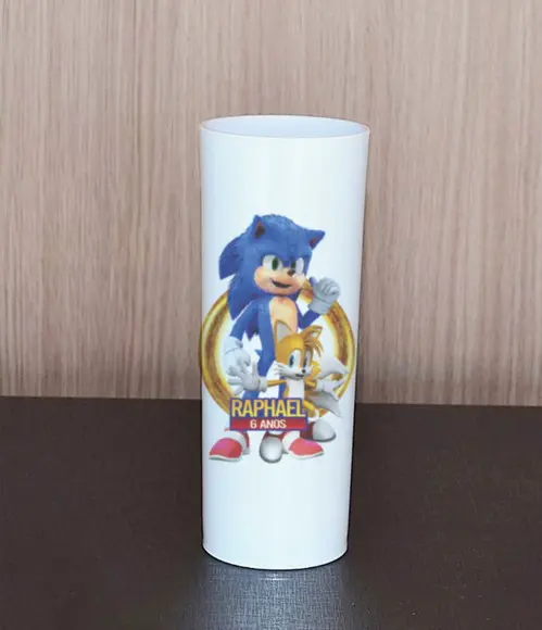 Copo Canudo Sonic