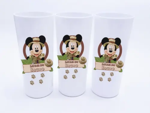 10 Copos Long Drink Mickey Safari