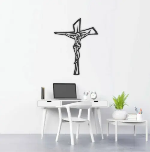 Painel Crucifixo Jesus Cristo